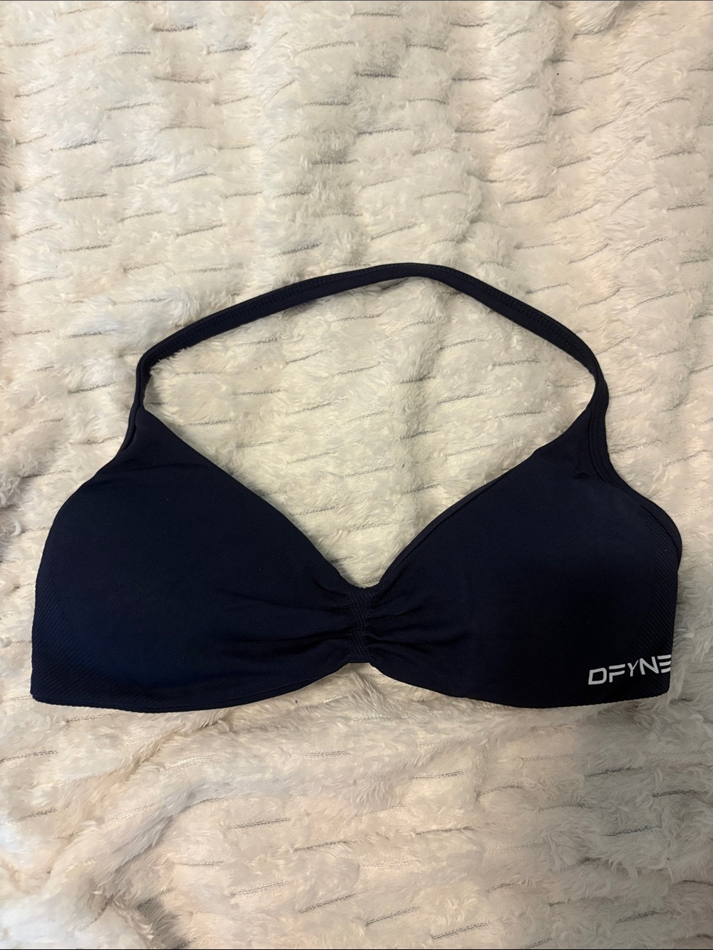 DFYNE Navy Blue Impact Strappy Bra